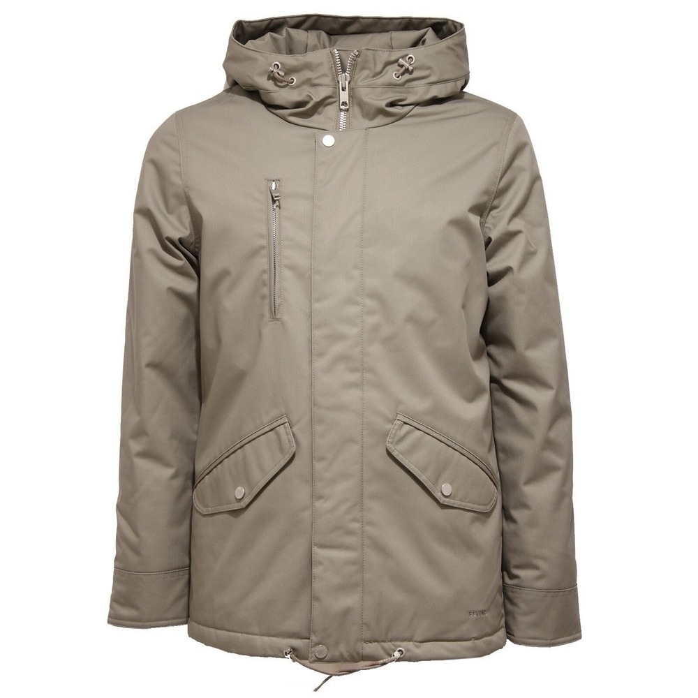NWT EUROPEAN  ELVINE light grey jacket man WITH DuPont Comformax medium‎ coat